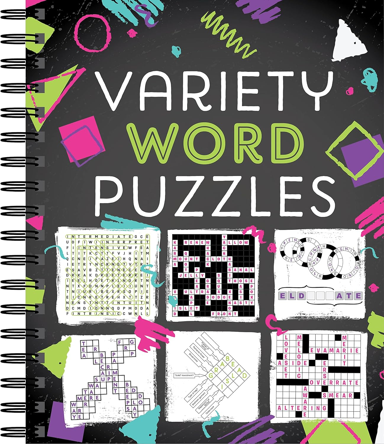 Brain Games - Variety Word Puzzles - by  Publications International Ltd & Brain Games (Spiral Bound)