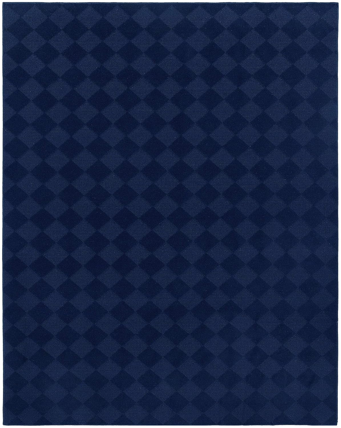 Garland Rug Diamond Polypropylene Navy Indoor Area Rug, 9' x 12'