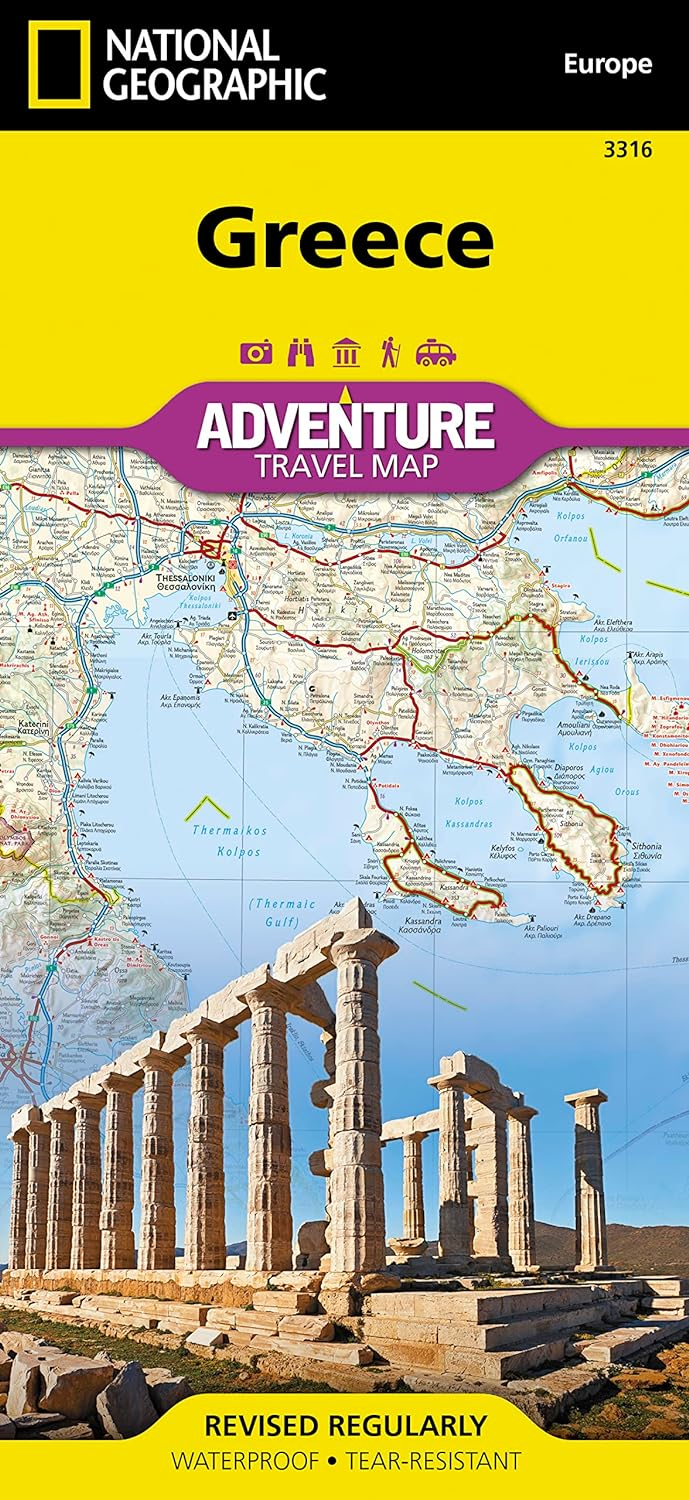 National geographic adventure travel maps: greece adventure travel map (other): 9781566956215