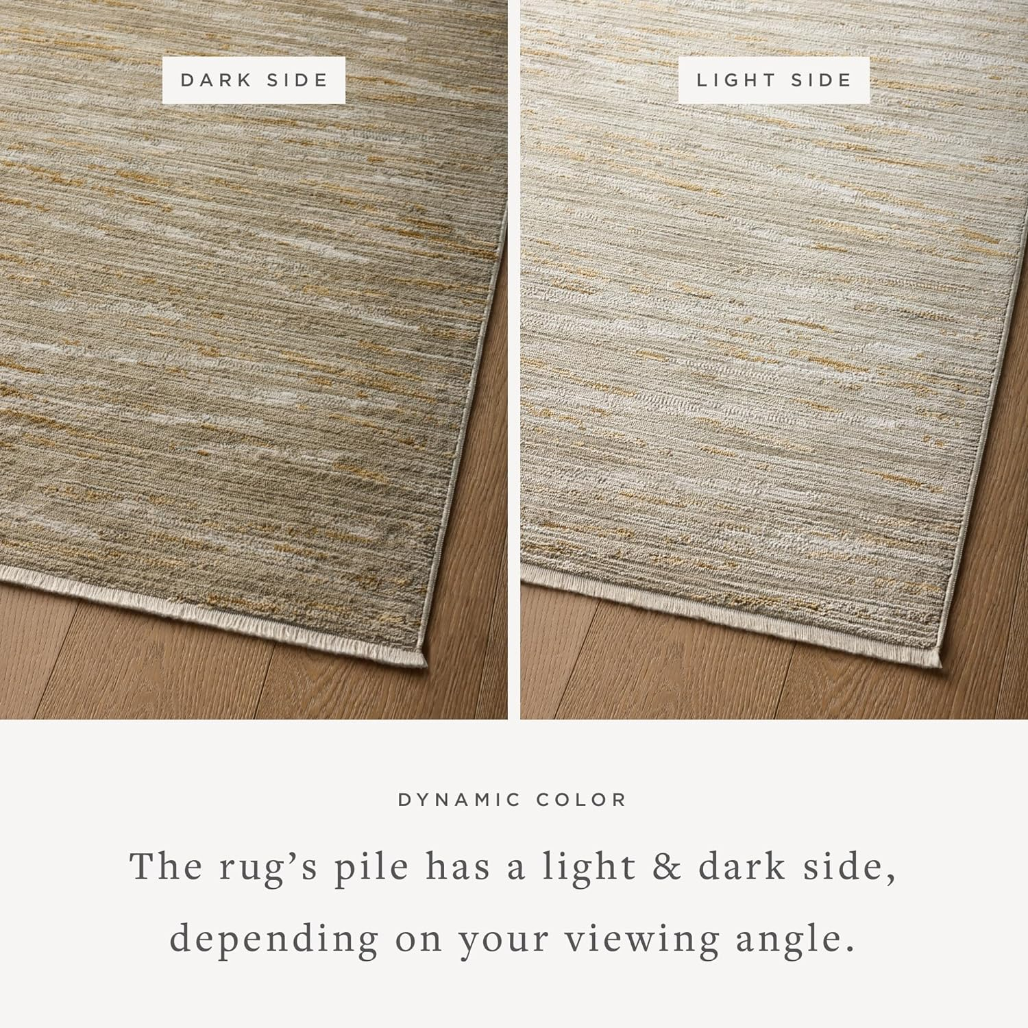 Sage and Gold Abstract Wool Area Rug, 5'-3" x 7'-9"