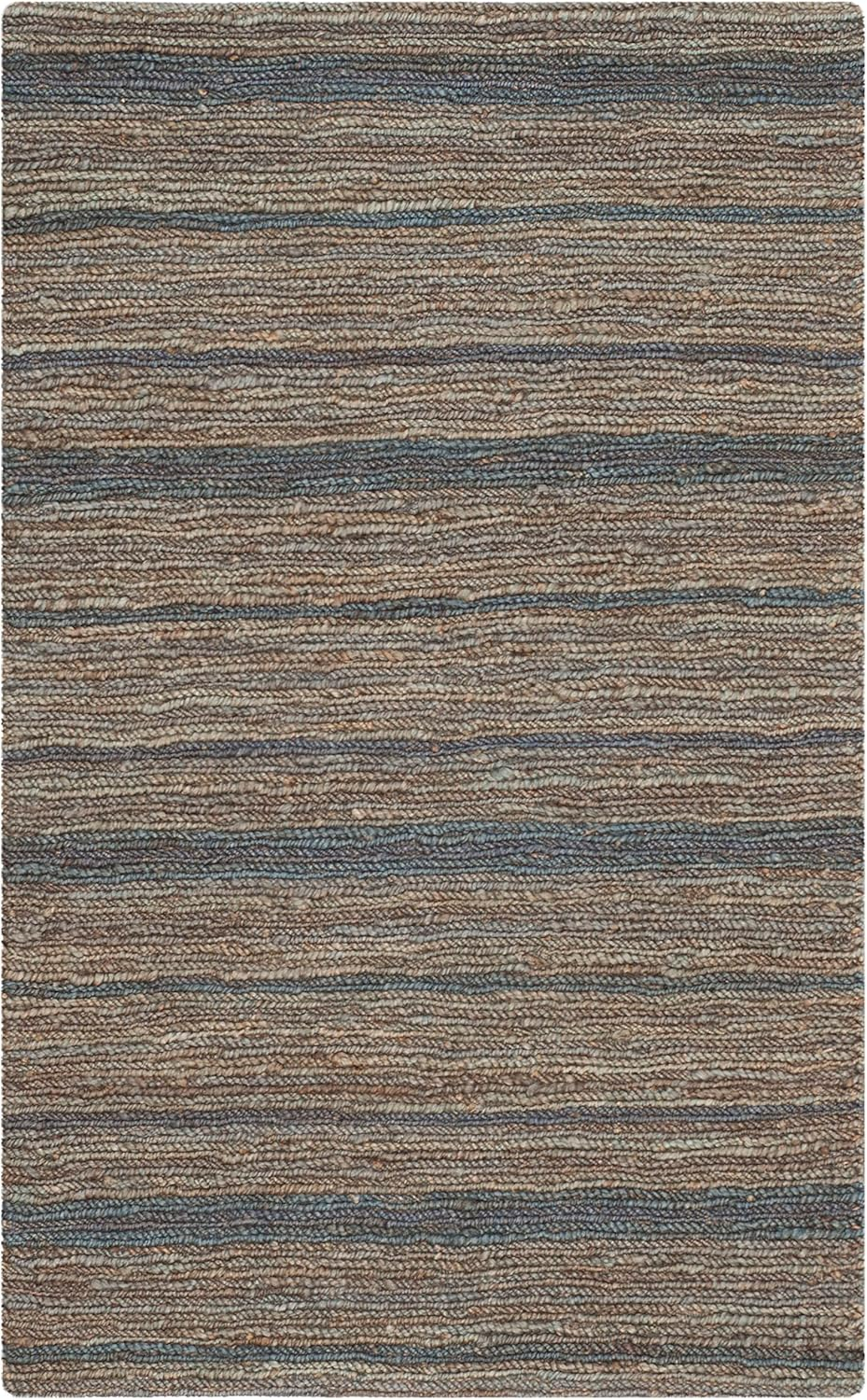 Organic ORG115 Hand Knotted Accent Rug Blue 3' X 5' - Safavieh.