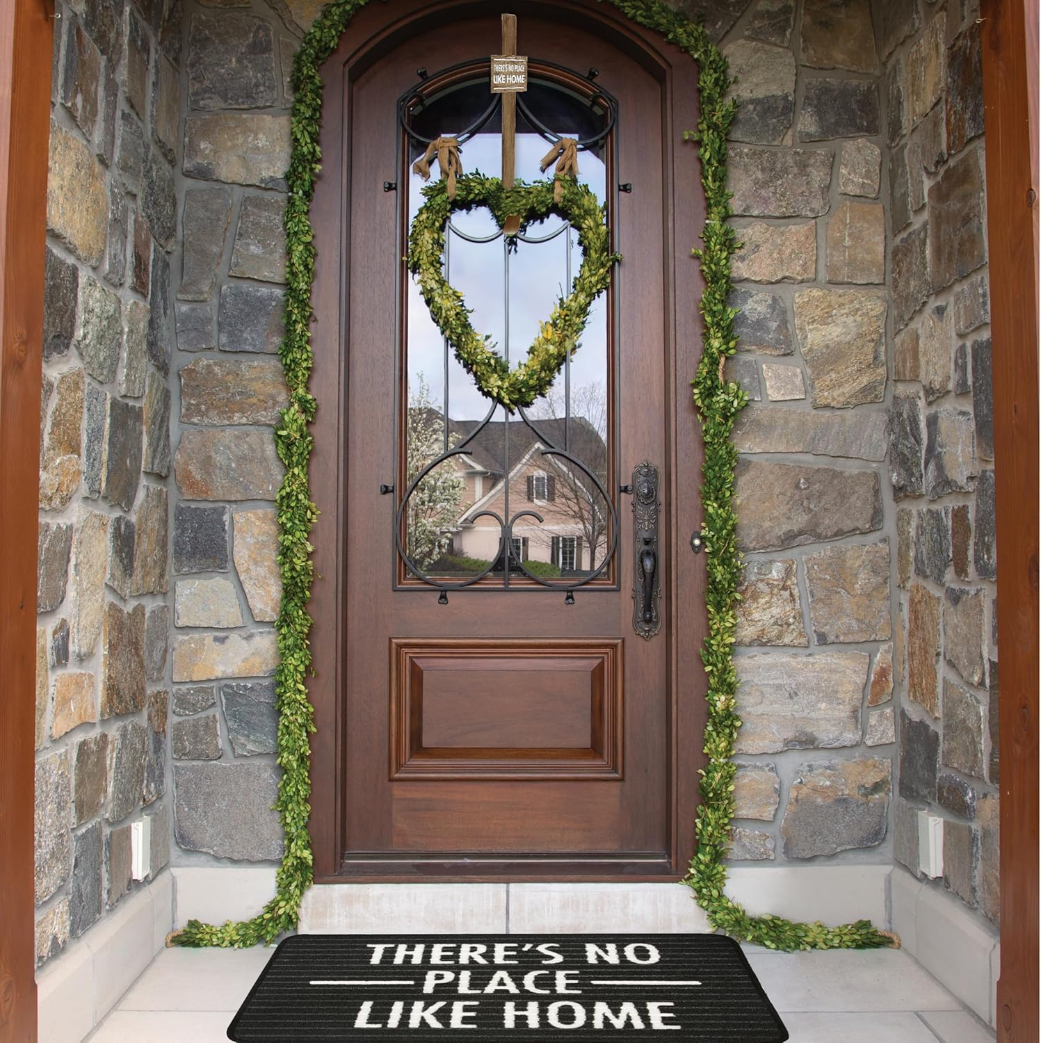 No Place Like Home - Metal Wreath Hanger