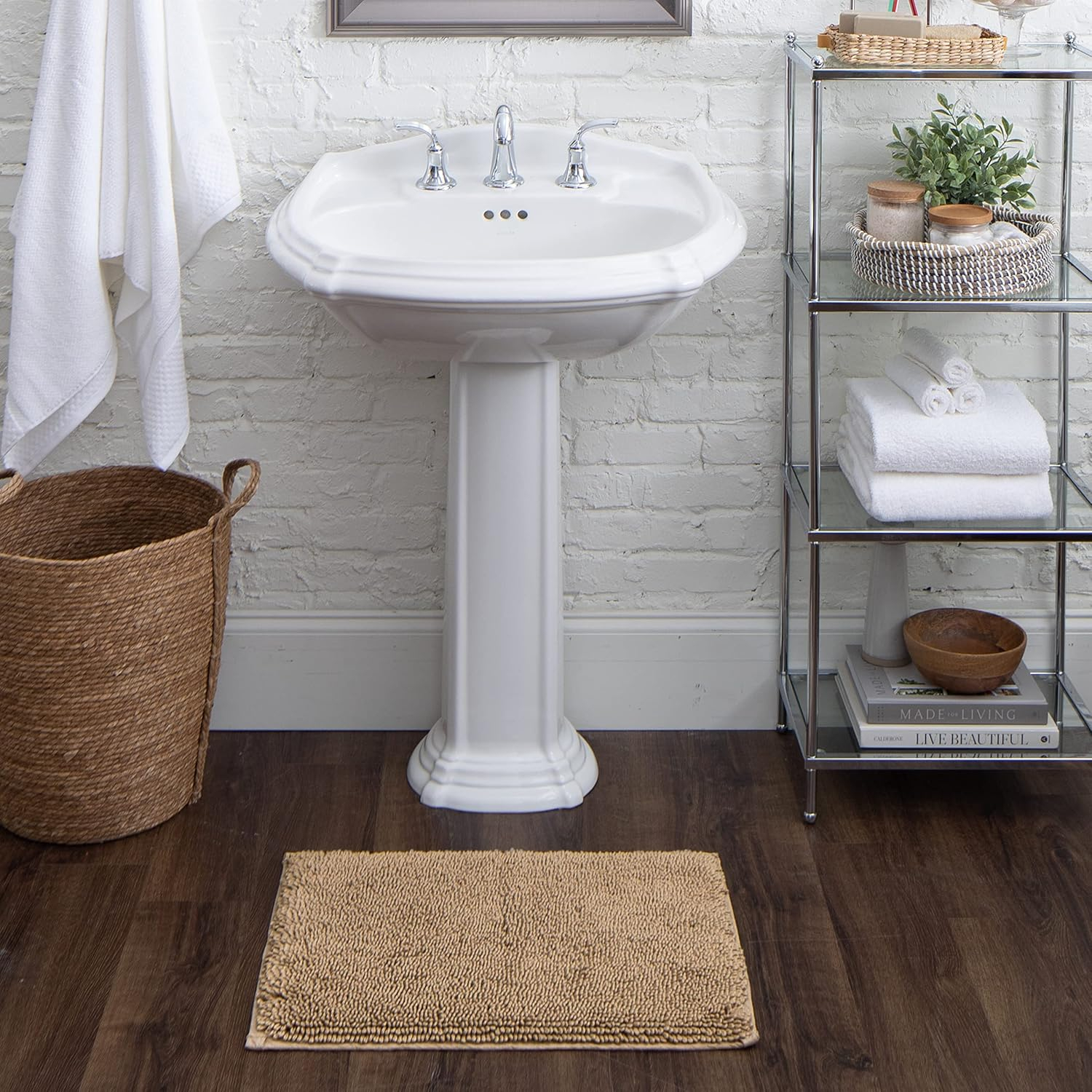 Mohawk Home Classic Cotton Ii Taupe 2' x 5' Bath Mat