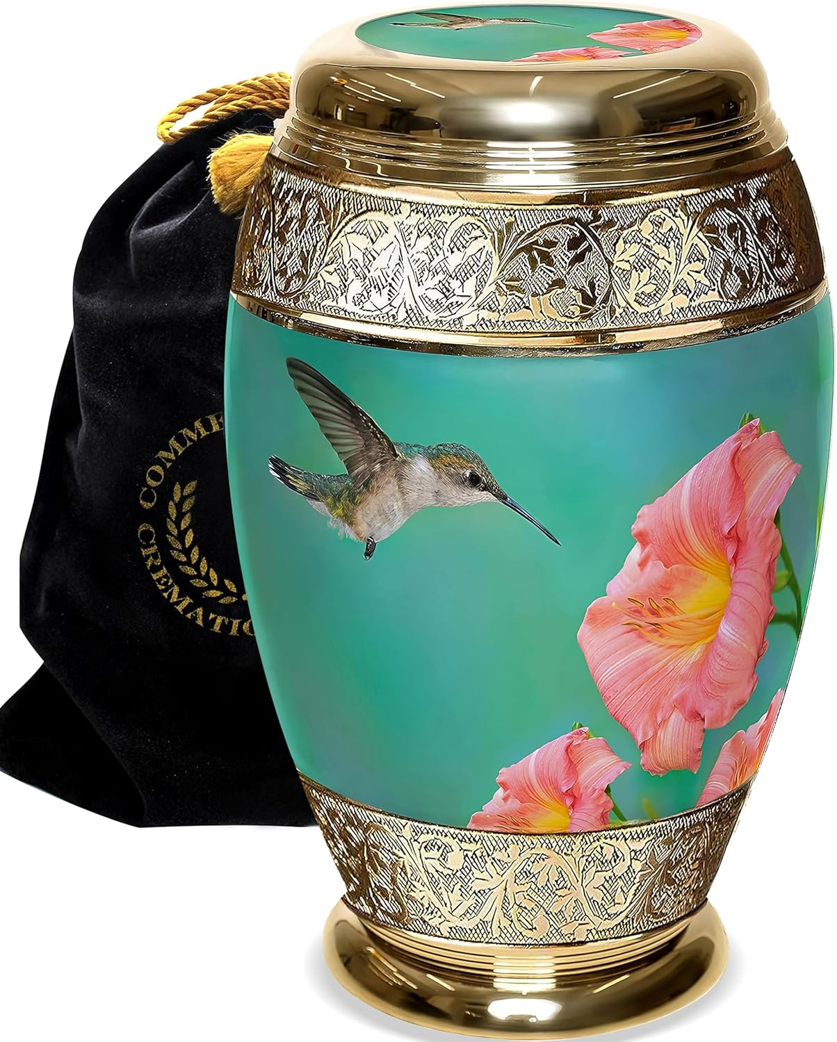 Hummingbird Cremation Urn for Ashes for Women - Beautifully Handcrafted & Personalized Hummingbird Cremation Urns for Human Ashes Adult Female, Mom, Sister or Daughter