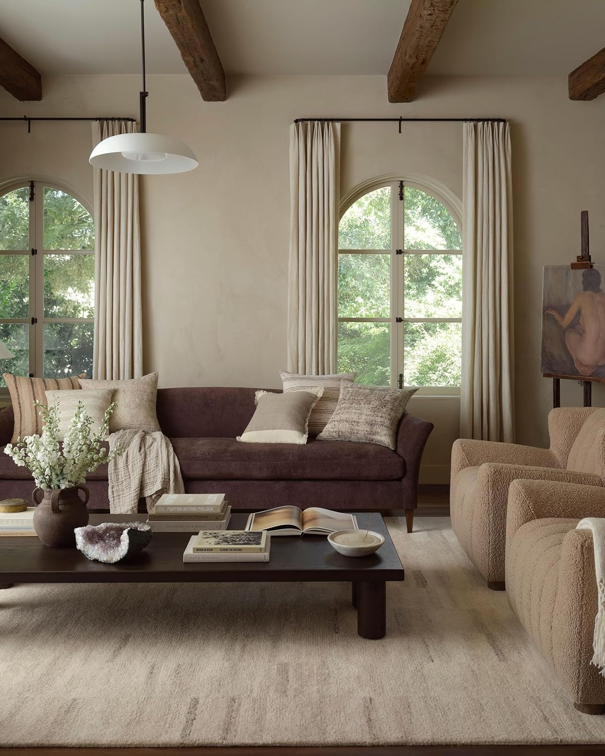 Natural Fog Wool Hand-Tufted Runner Rug 2'-6" x 9'-9"