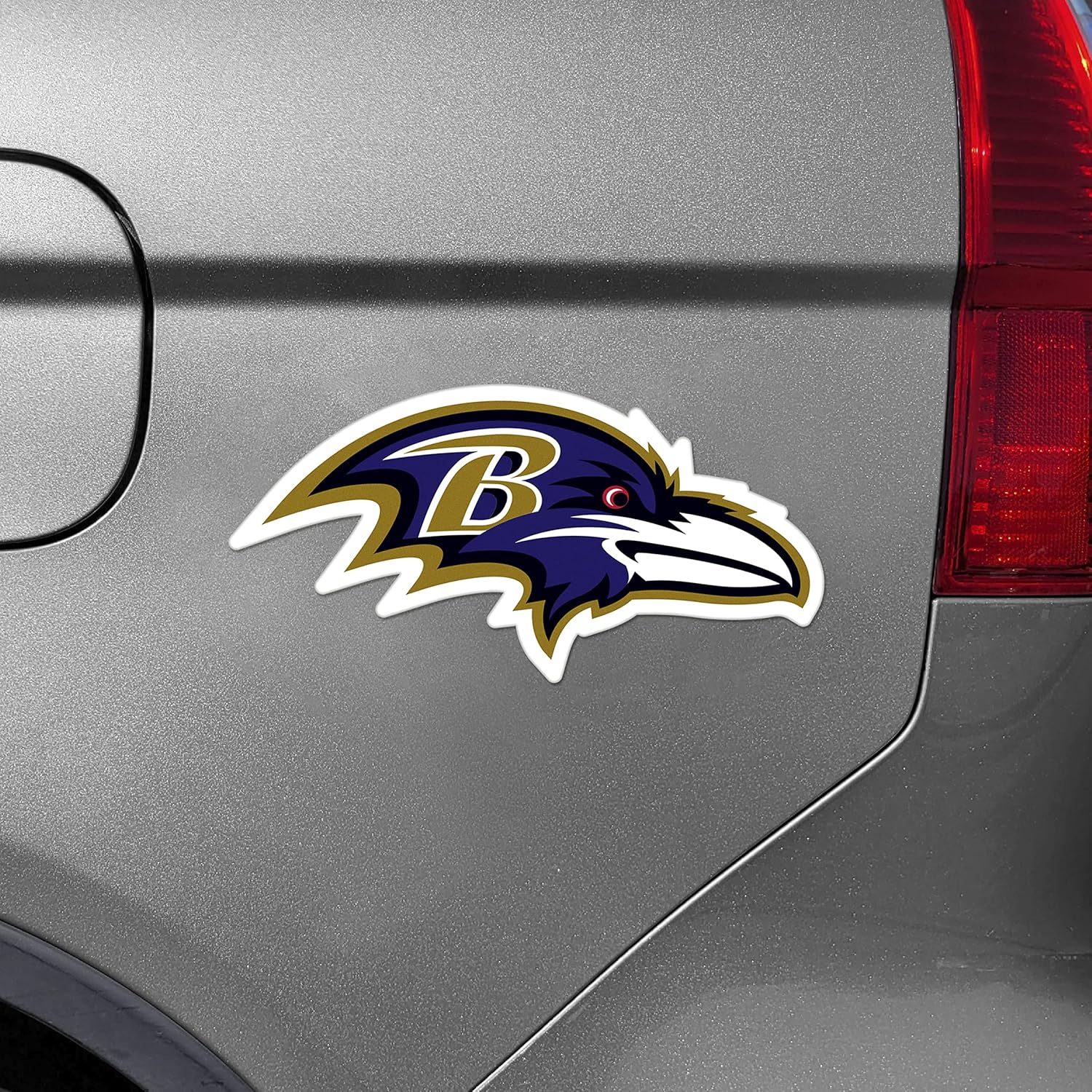 Baltimore Ravens Large Team Logo Magnet in Vivid Colors