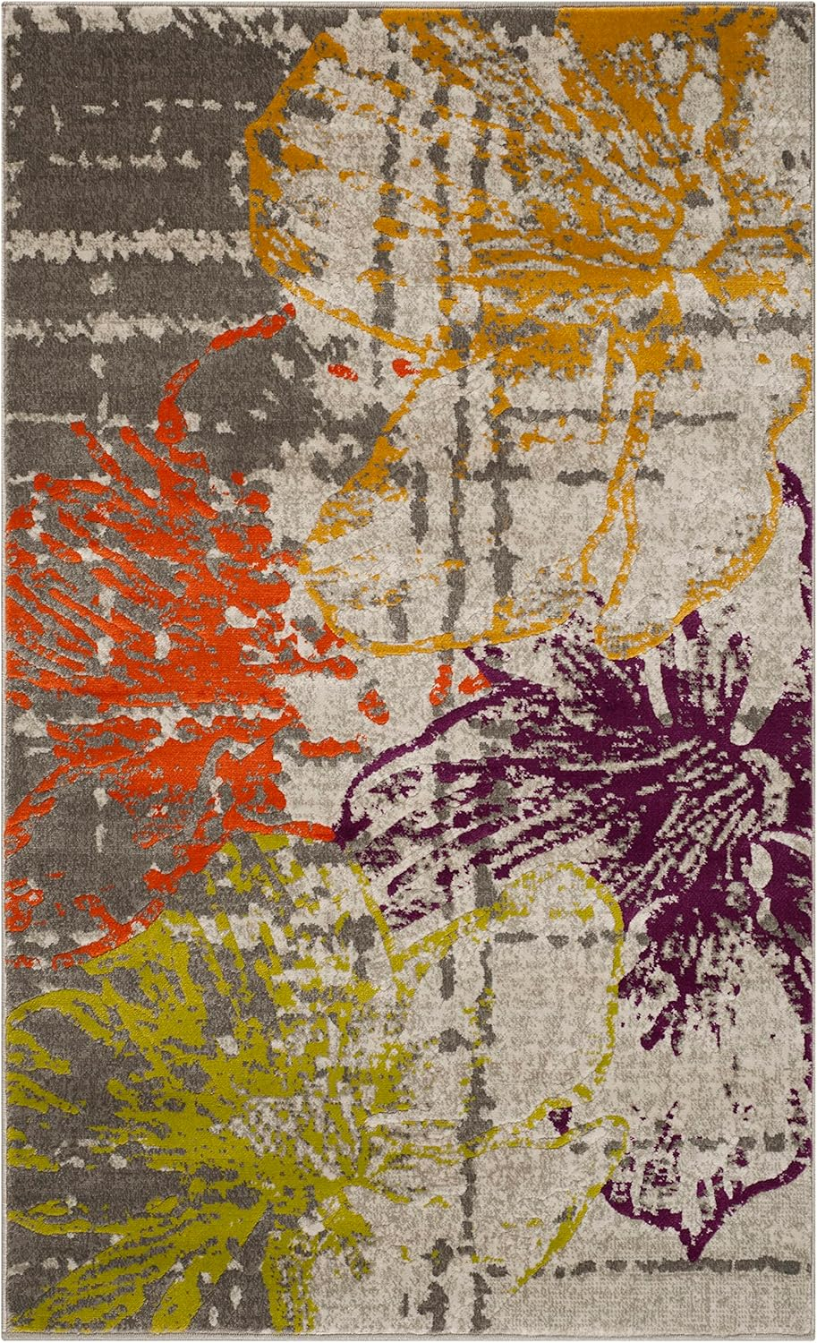 Safavieh Porcello Amyas Abstract Floral Area Rug or Runner