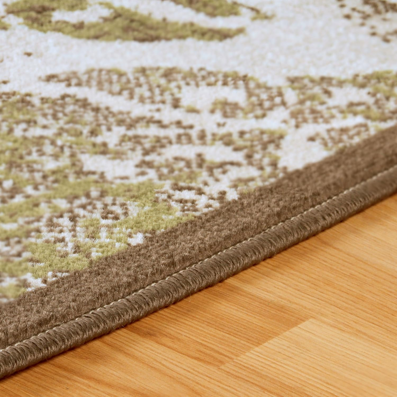 Superior Mystique 2' x 3' Indoor Area Rug, Modern Damask Rugs For Living Room Bedroom, Brown