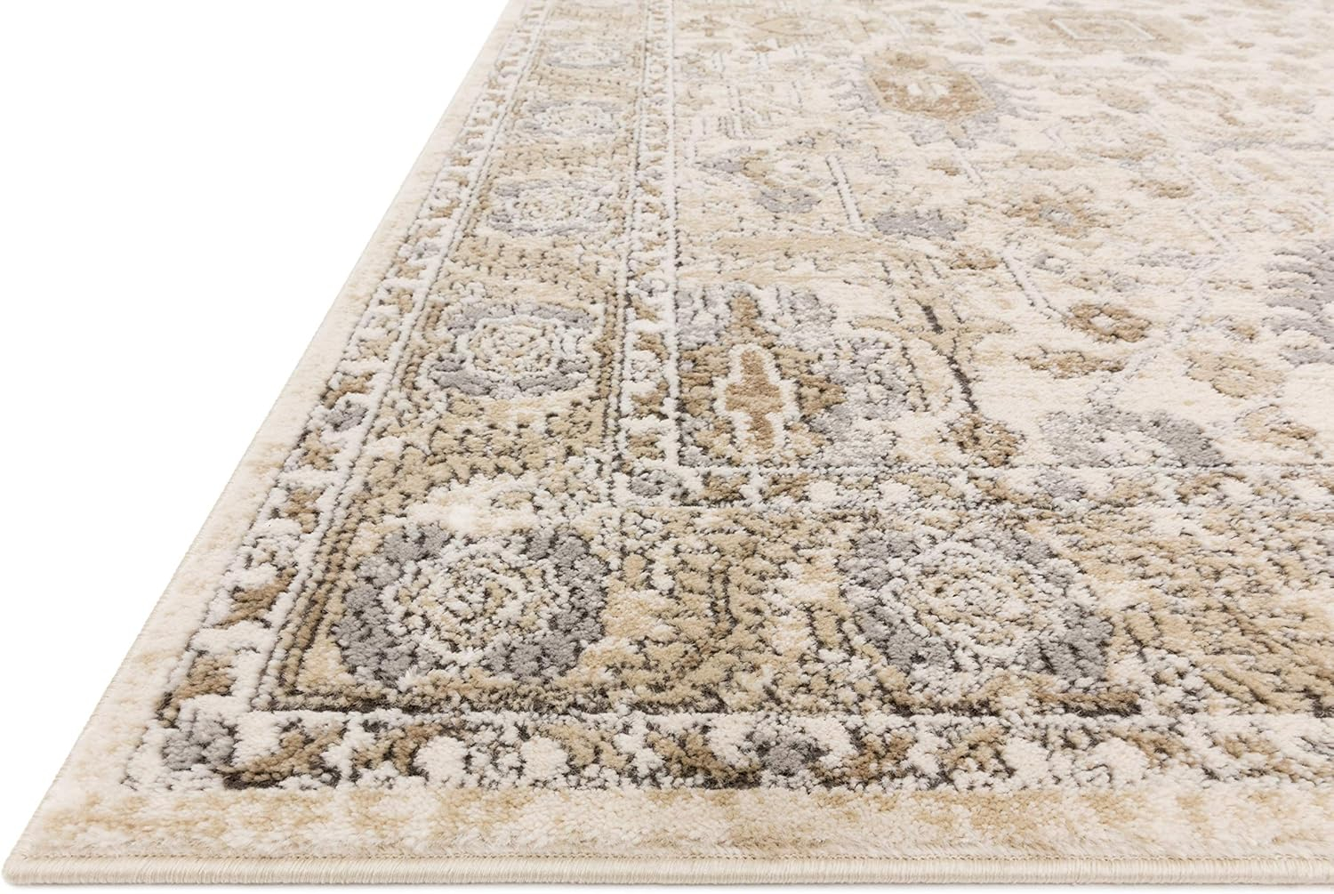 Loloi Teagan Ivory / Sand 11'-6" x 15' Area Rug