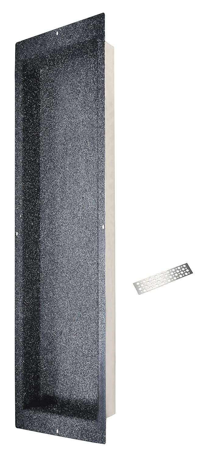 Shower Niche with Support Plate Wall Organizer Rectangular Bathroom Niche Shelf