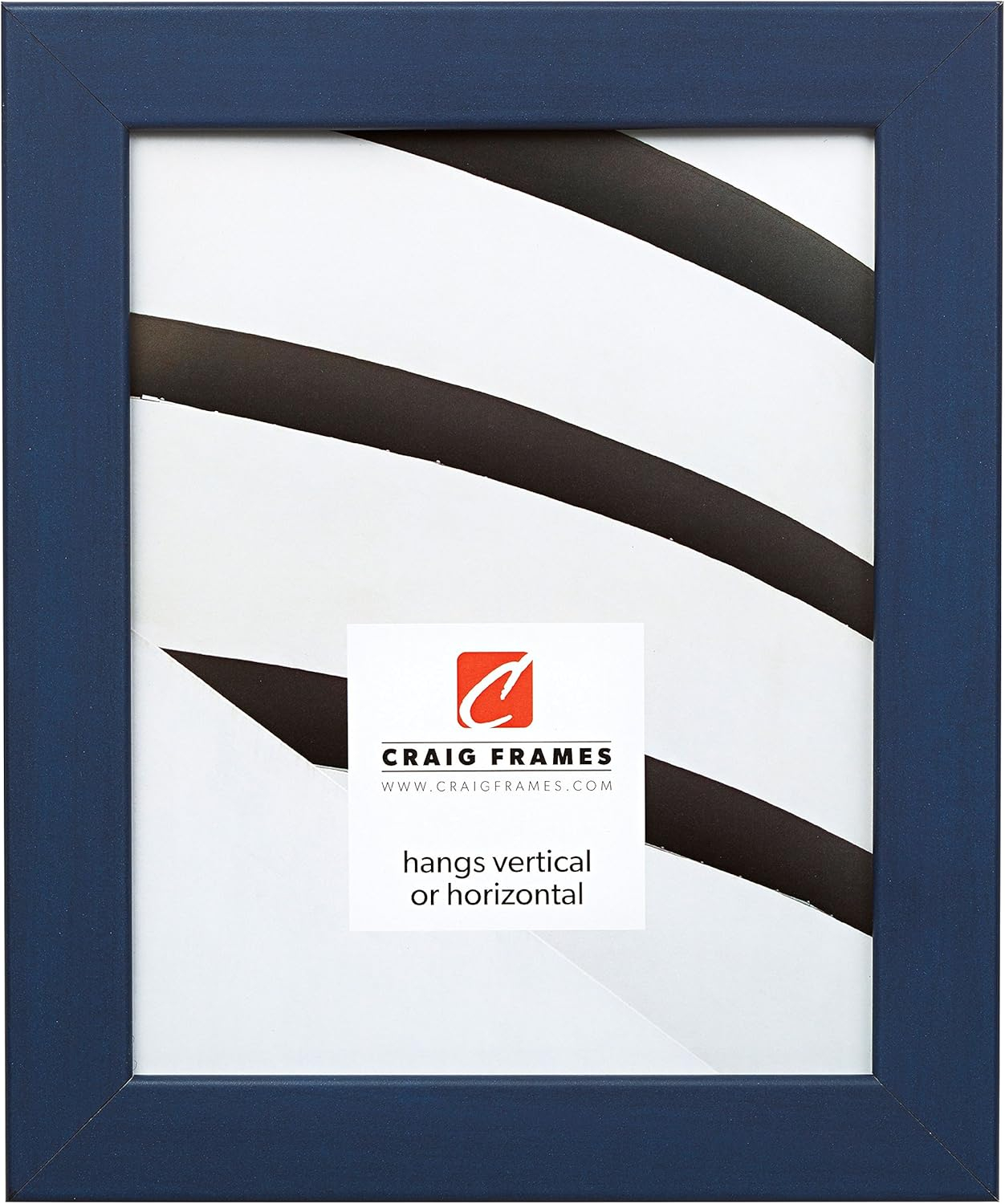 Classic Blue Manufactured Wood Wall Picture Frame