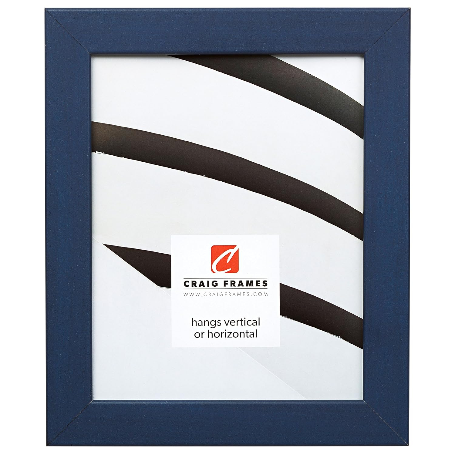 Classic Blue Manufactured Wood Wall Picture Frame