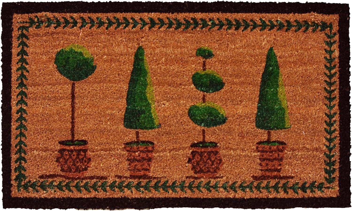 Calloway Mills Topiary Doormat, 24" x 36"