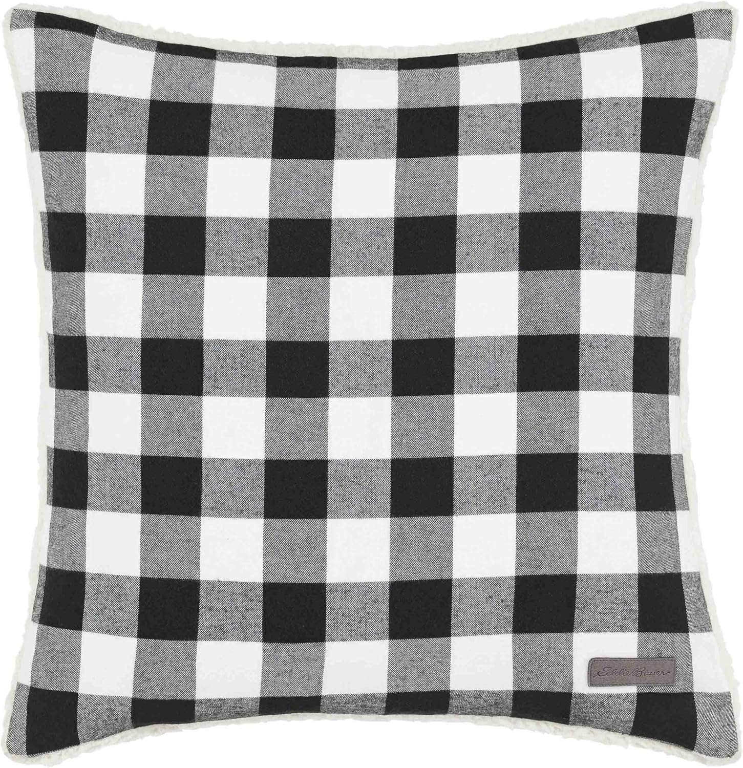 Eddie Bauer Cabin Plaid Flannel Square Throw Pillow