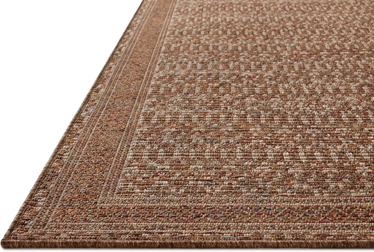 Merrick Natural Fiesta Geometric 3'-9" x 5'-9" Synthetic Rug
