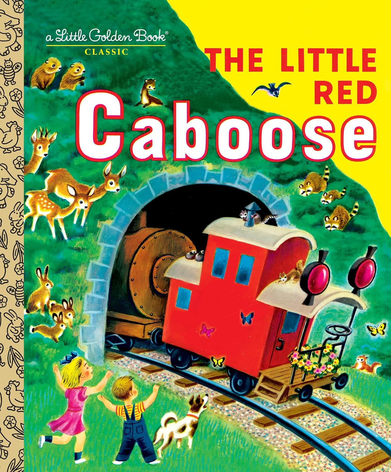 Little Golden Book The Little Red Caboose, (Hardcover)