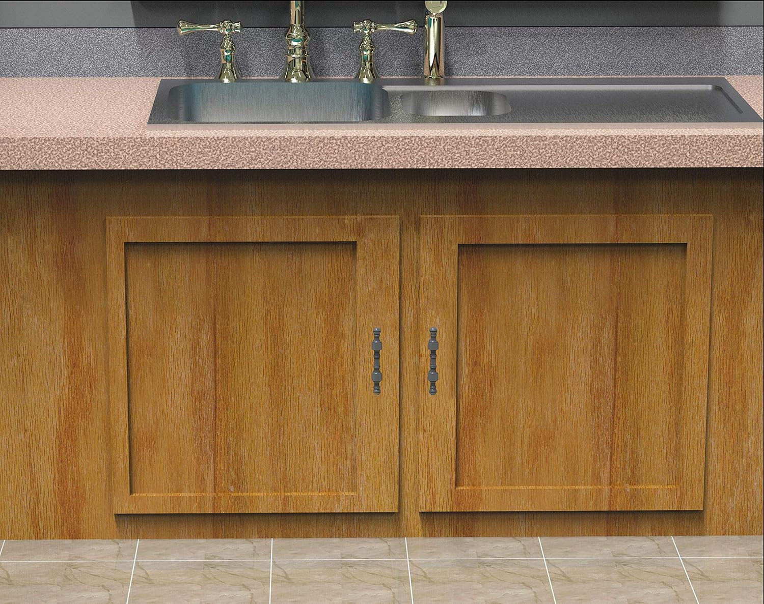 Oil Rubbed Bronze 3-Inch Beaded Cabinet Pull Bar