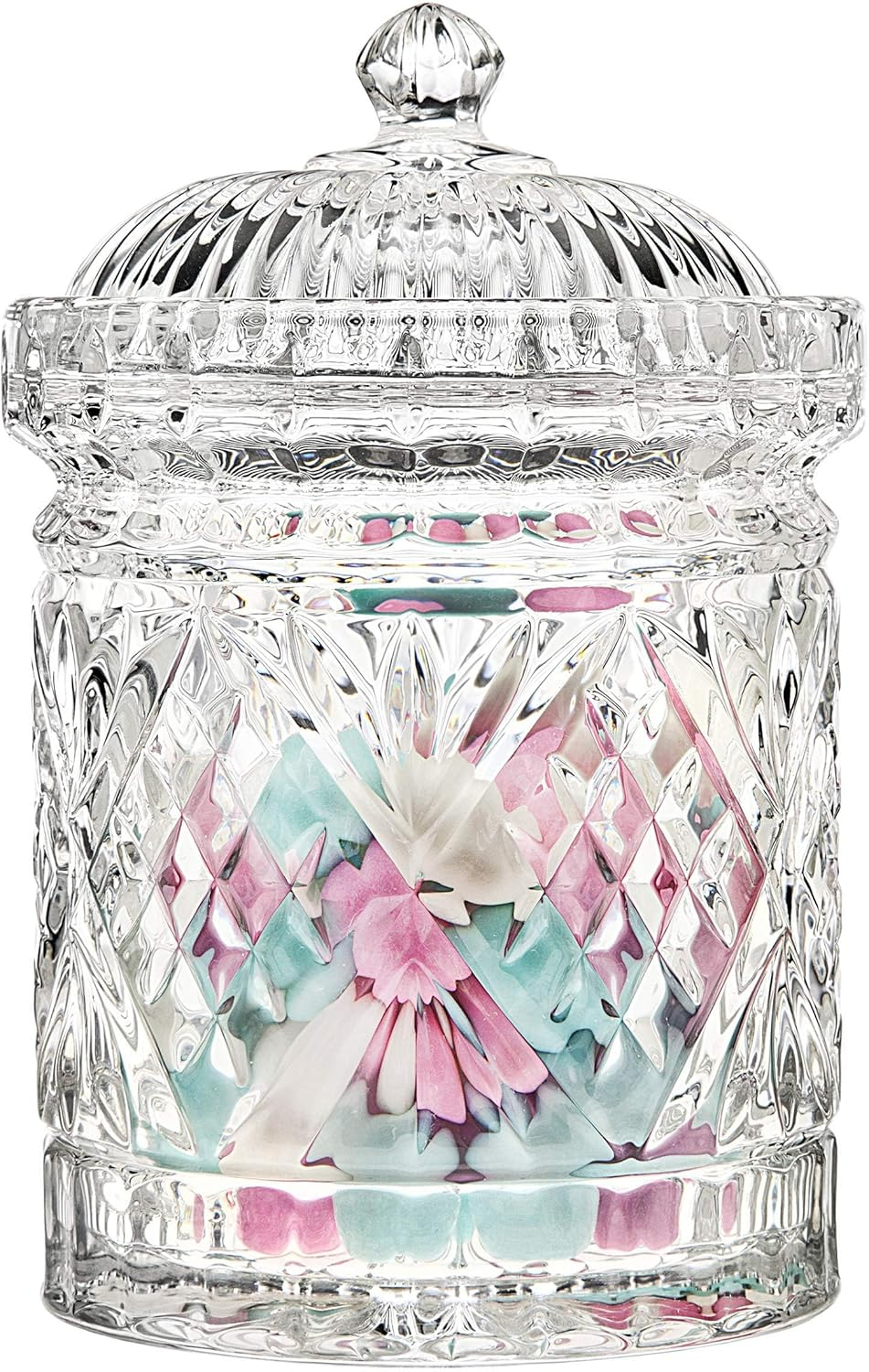 Godinger Silver Art Co Dublin Crystal 3 Piece Kitchen Canister Set