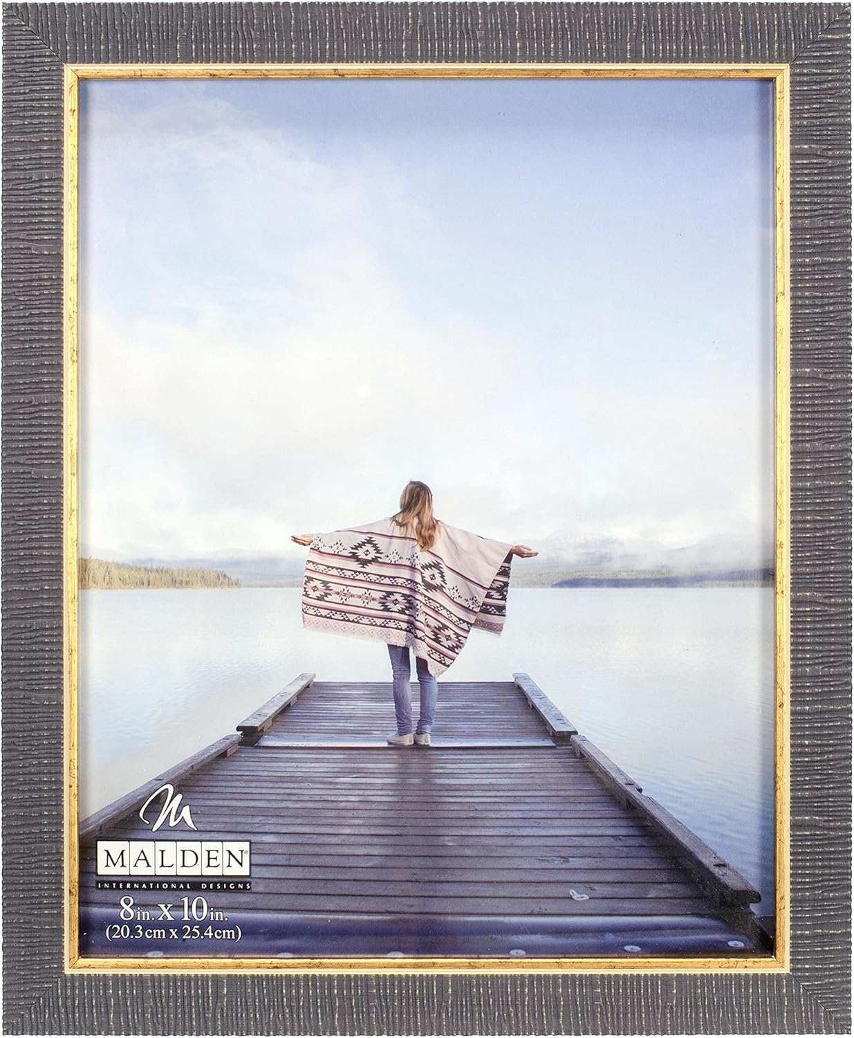 Malden Charcoal Picture Frame