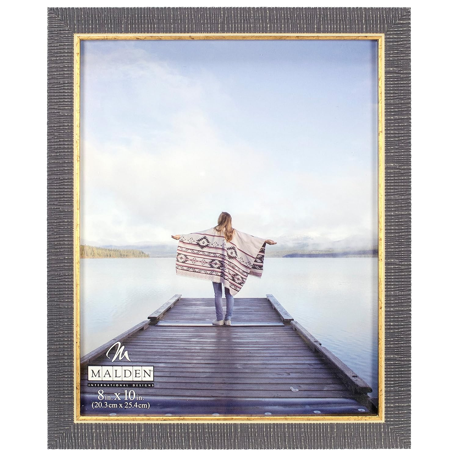 Malden Charcoal Picture Frame