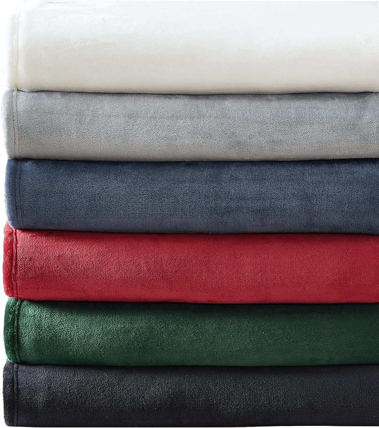 Nautica Nautica Solid Ultra Soft Plush Fleece Blanket
