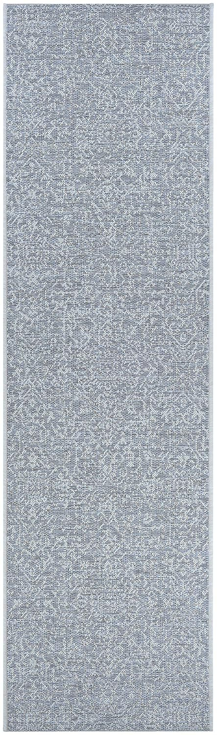 Couristan Monte Carlo Palmette Indoor/Outdoor Area Rug, 2'3" x 11'9" Runner, Grey-Ivory