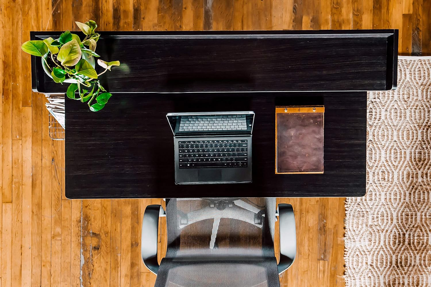 OneSpace Avalon Simple Computer Desk, Espresso