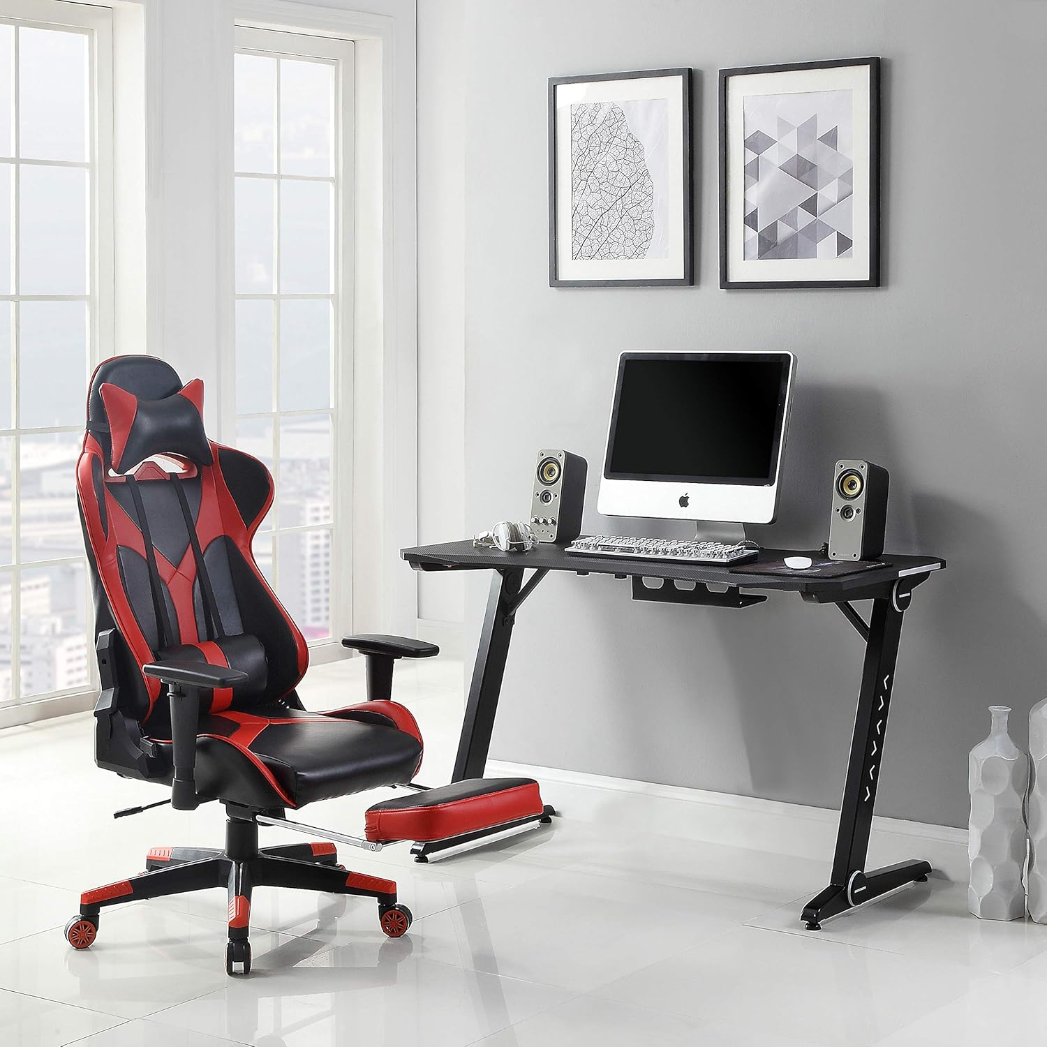 Lorell Standard Ergonomic Gaming Desk