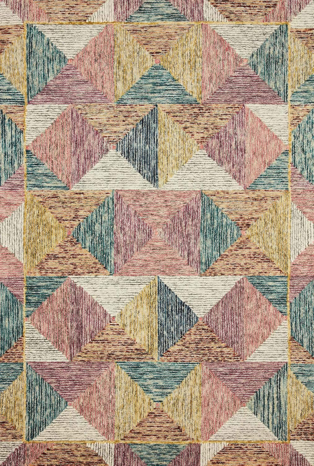 Loloi II Spectrum Geometric Silver / Fiesta Area Rug