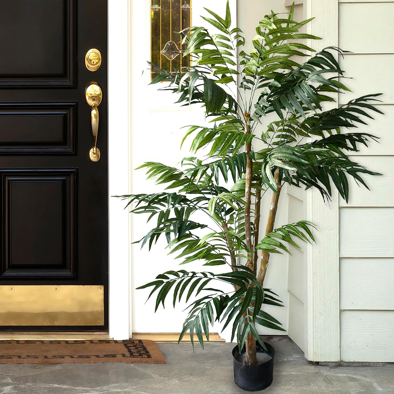 5ft Tropical Palm Artificial Tree - Pure Garden