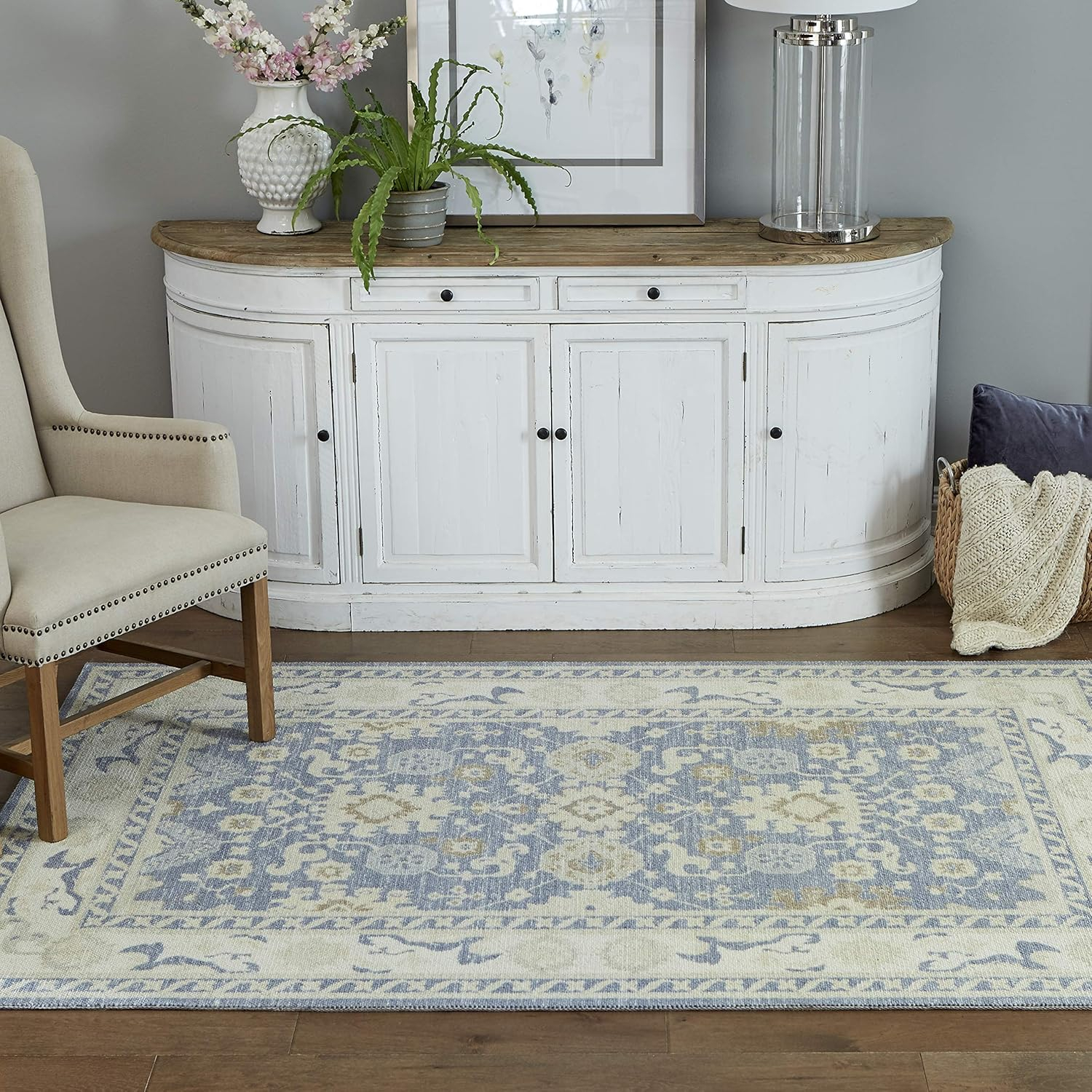 Momeni  Anatolia Wool Blend Traditional Area Rug 7'9" x 9'10" 8' x 10' Indoor