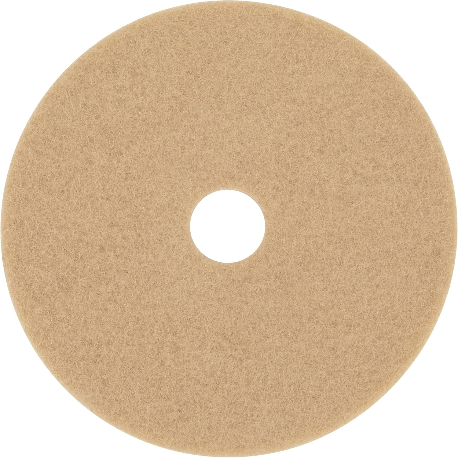 Ultra High-Speed Floor Burnishing Pads 3400, 20" Diameter, Tan, 5/Carton
