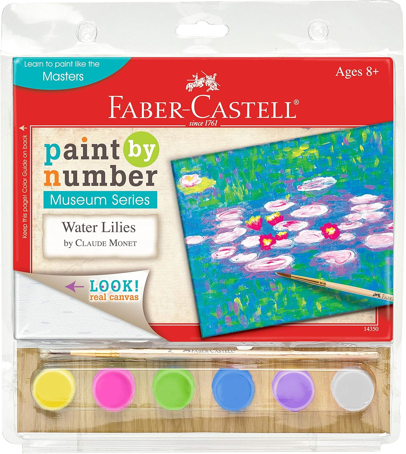 Claude Monet Water Lilies Paint by Number Kit with Acrylic Paints