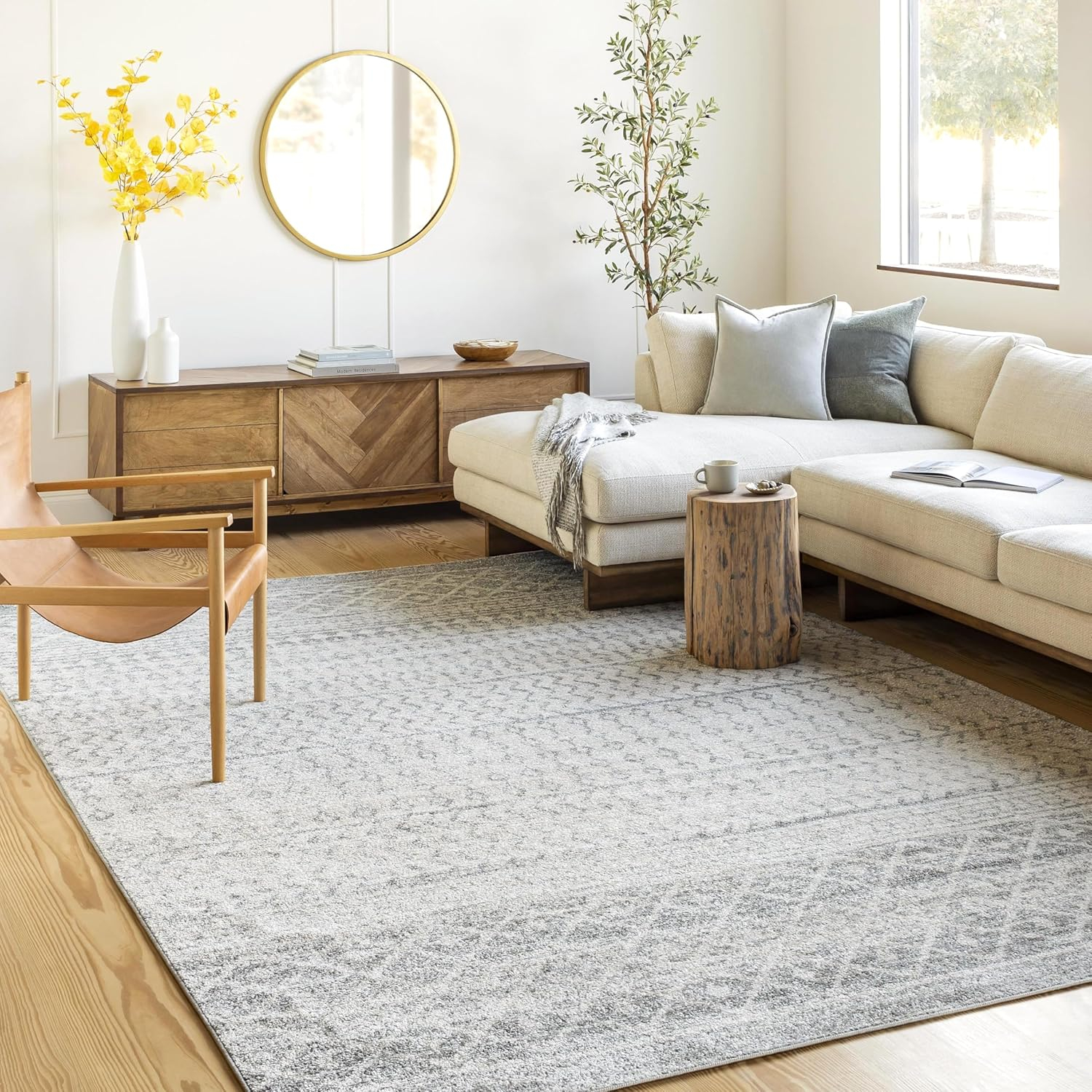 Laurine Gray Doormat 2 ft. x 3 ft. Area Rug