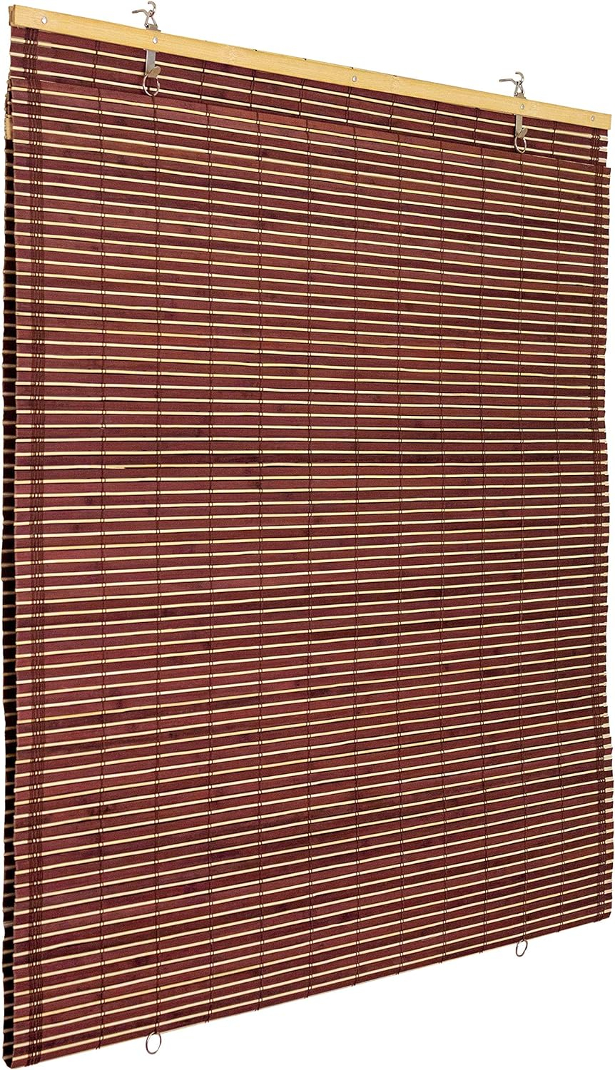 Bamboo Cordless Window Shade - Mahogany 60" W