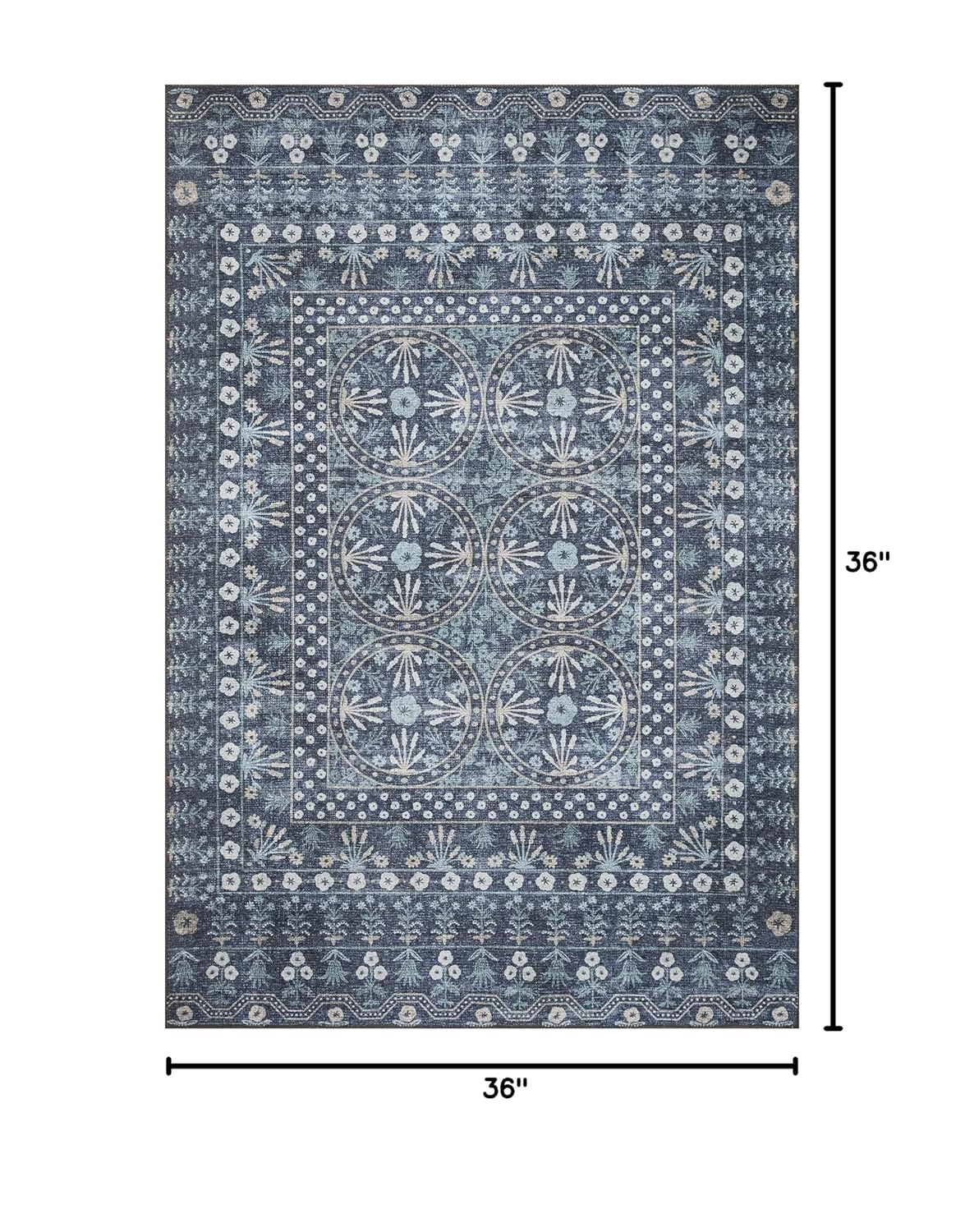 Rifle Paper Co. x Loloi Maison Rosette Blue Rug