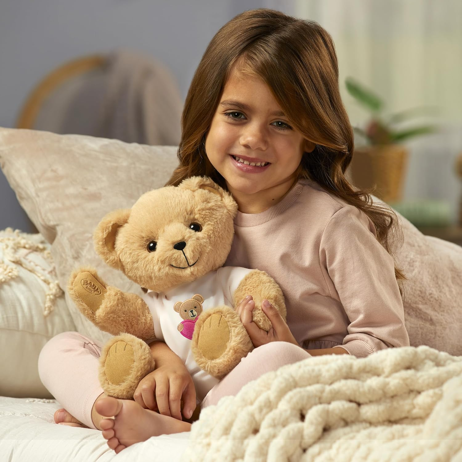 Baby Born My Teddy Bear - Soft and Cuddly, Posable, Removable Outfit