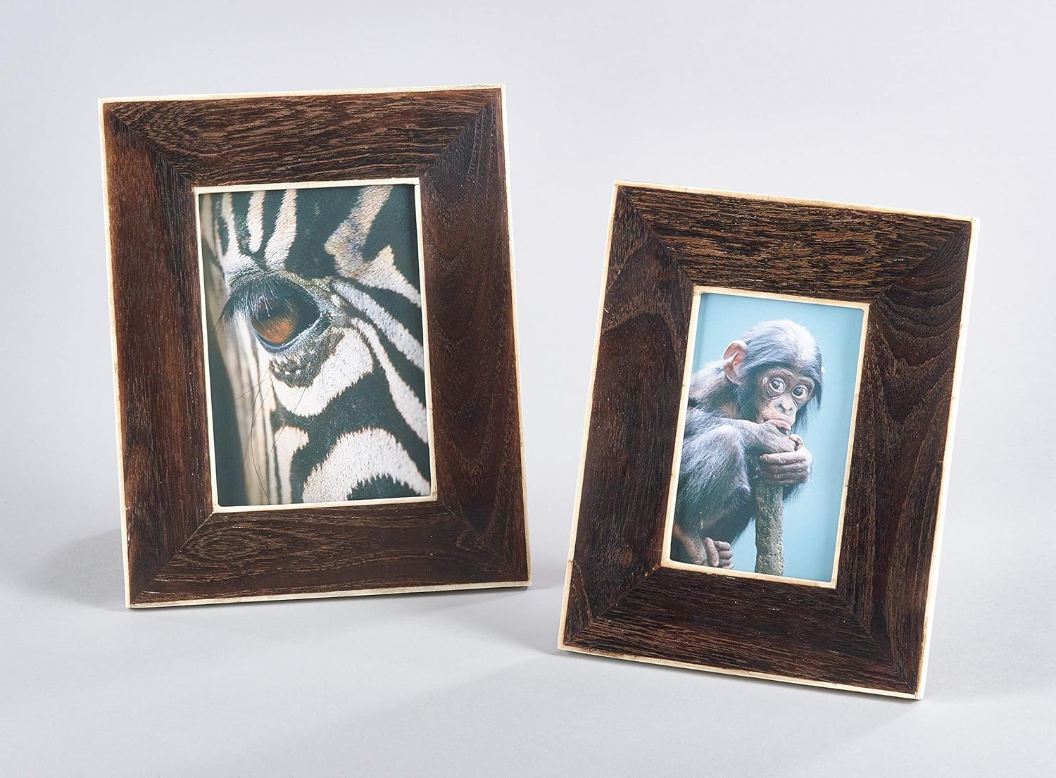 SARO LIFESTYLE Wooden and Bone Photo Frame