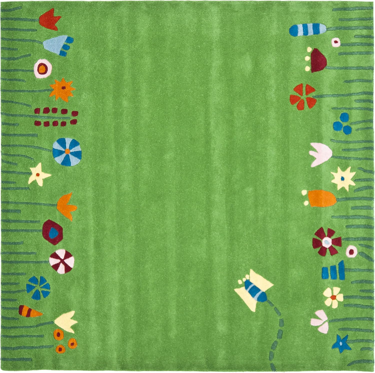 SAFAVIEH Kids SFK751A Handmade Green / Multi Rug