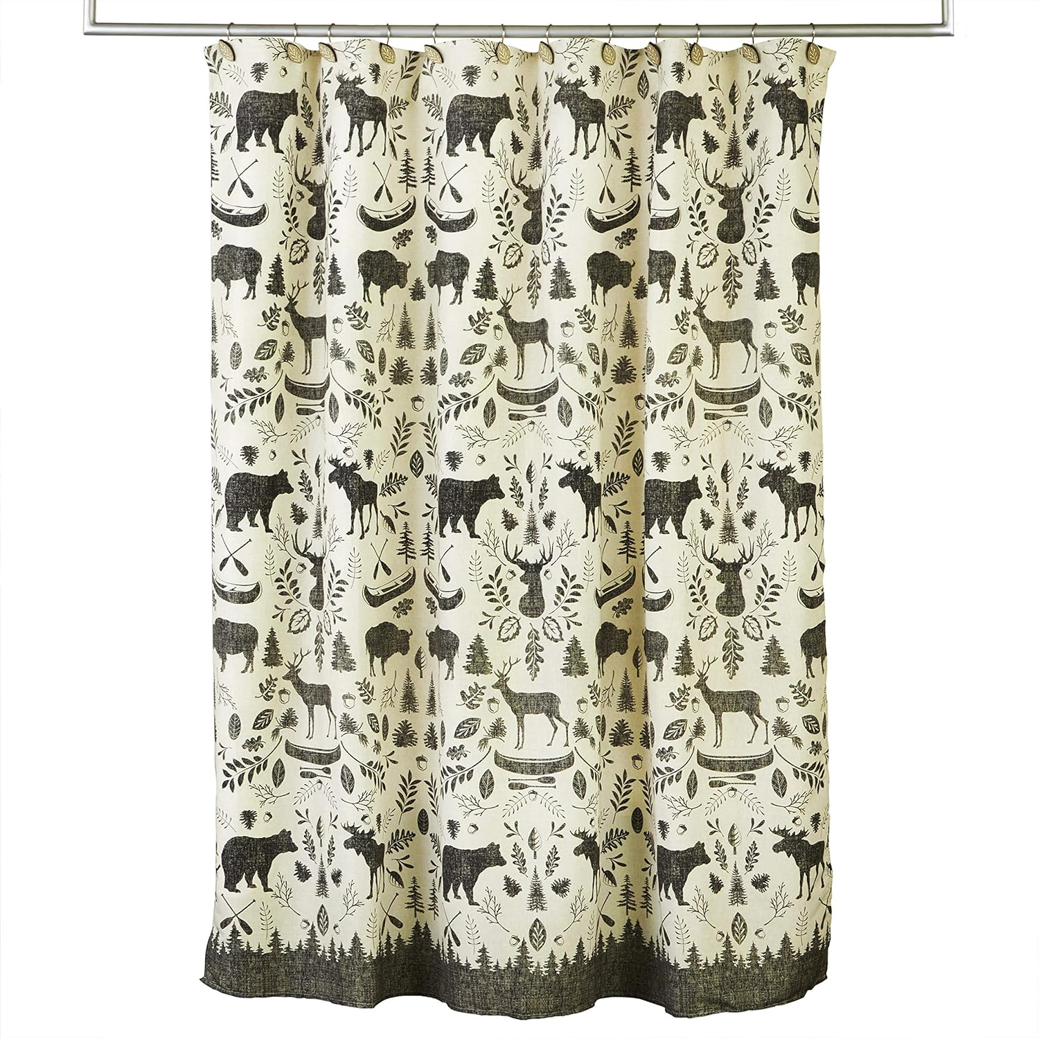 SKL Home by Saturday Knight Ltd. Aspen Lodge Shower Curtain, Taupe