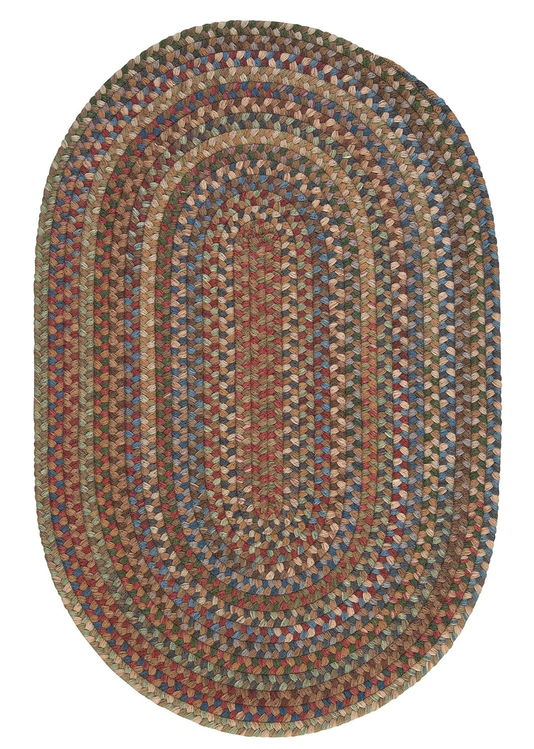Cage Dusk 2 ft. x 4 ft. Braided Oval Area Rug