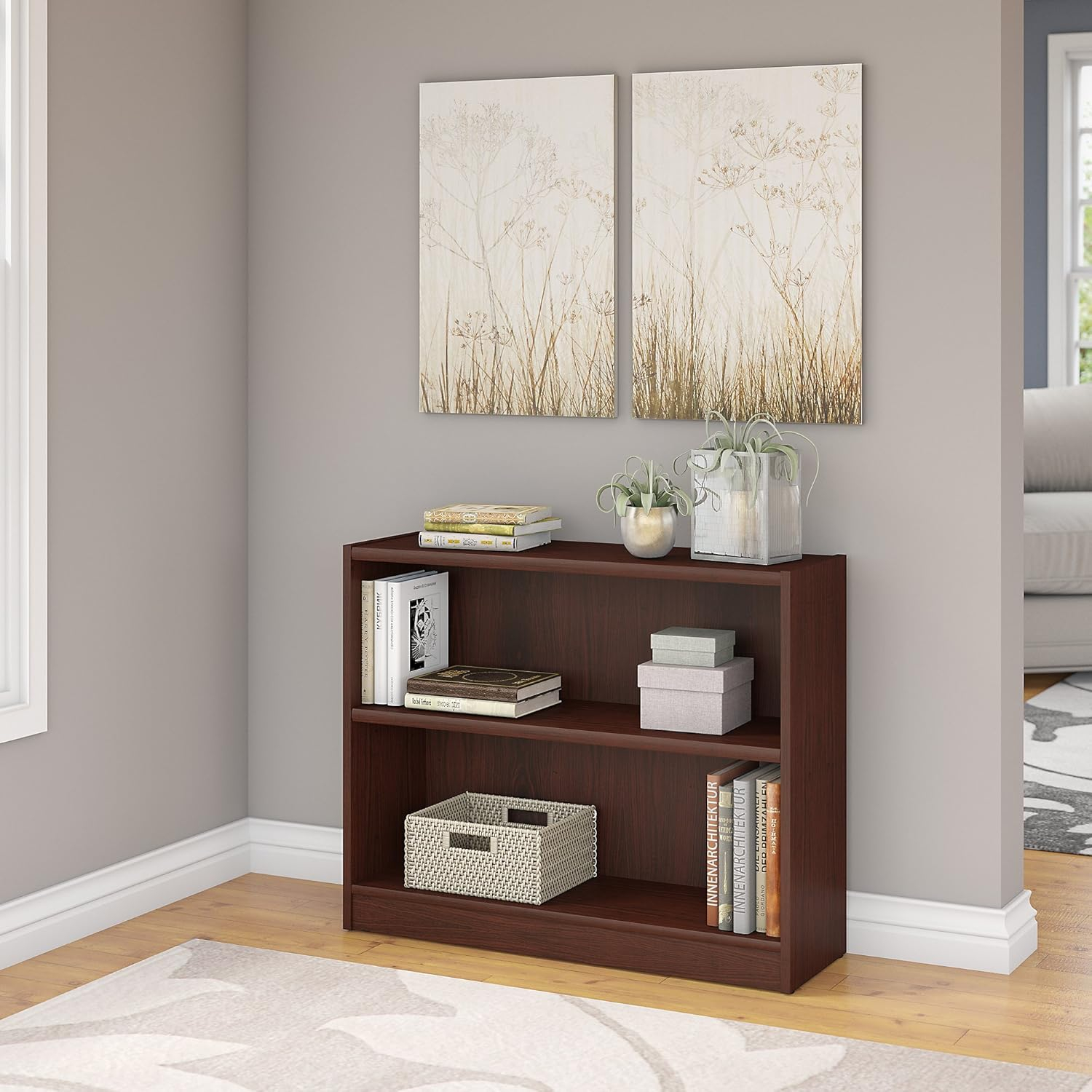 Bush Furniture Universal 2 Shelf Bookcase