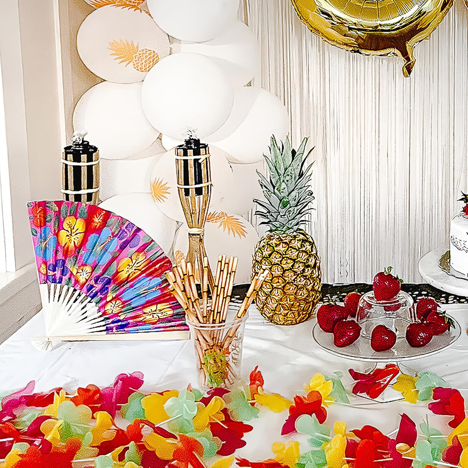 Bamboo Paper Straws (24Pc) - Party Supplies - 24 Pieces