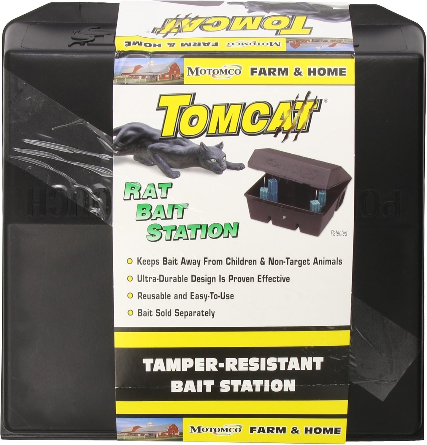 Tomcat 33450 Rat Bait Station, Tamper-Resistant - Quantity 1