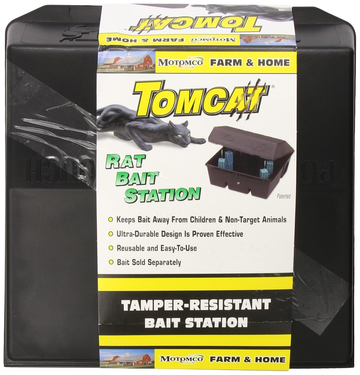 Tomcat 33450 Rat Bait Station, Tamper-Resistant - Quantity 1