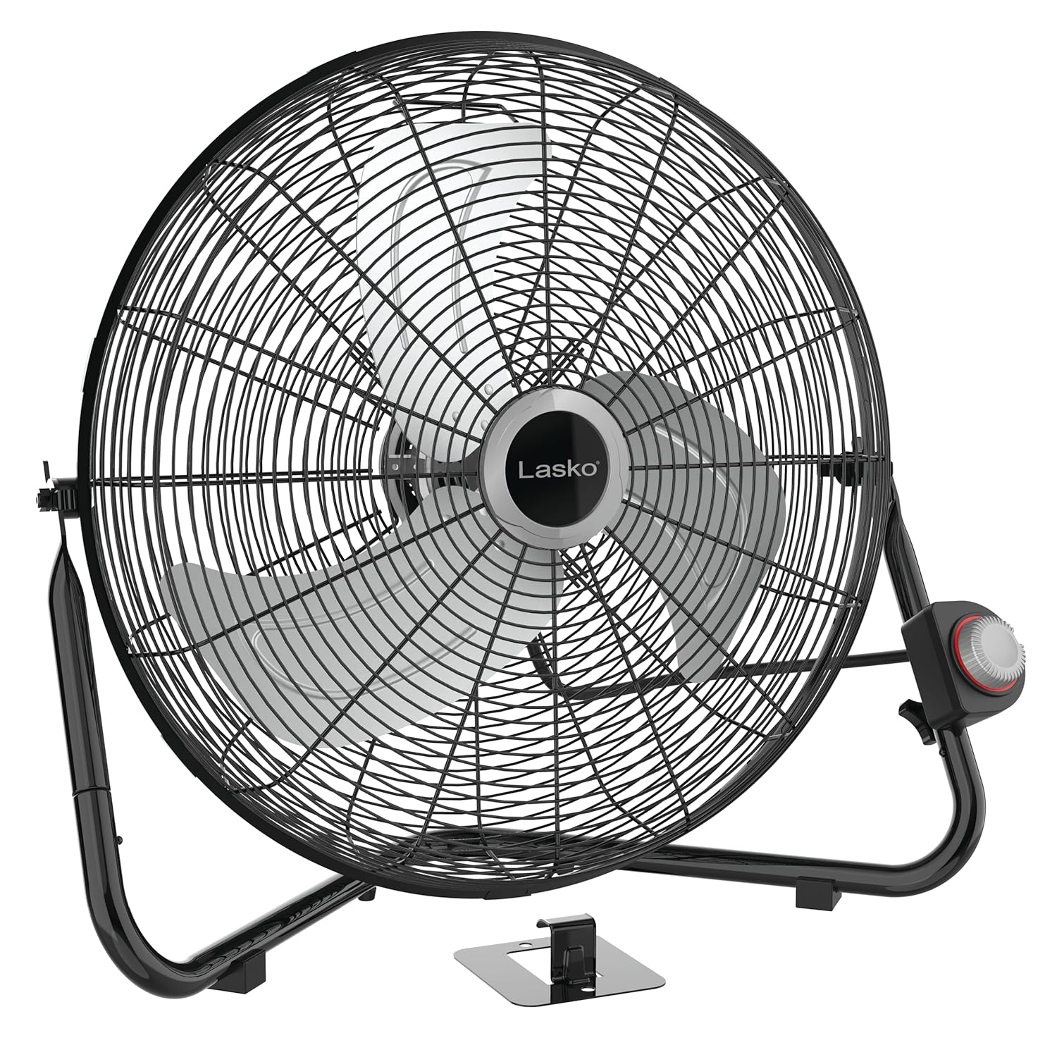 Lasko QuickMount 20" 3-Speed Max Performance High Velocity Wall Mounted Floor Fan, 2264QM