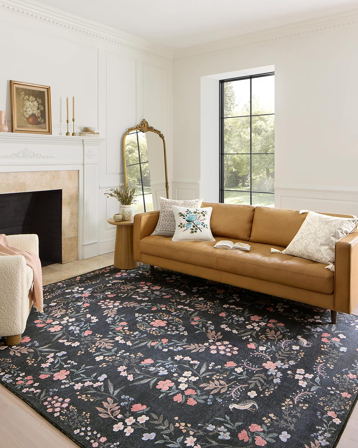 Rifle Paper Co. x Loloi Maison Tuileries Navy Rug