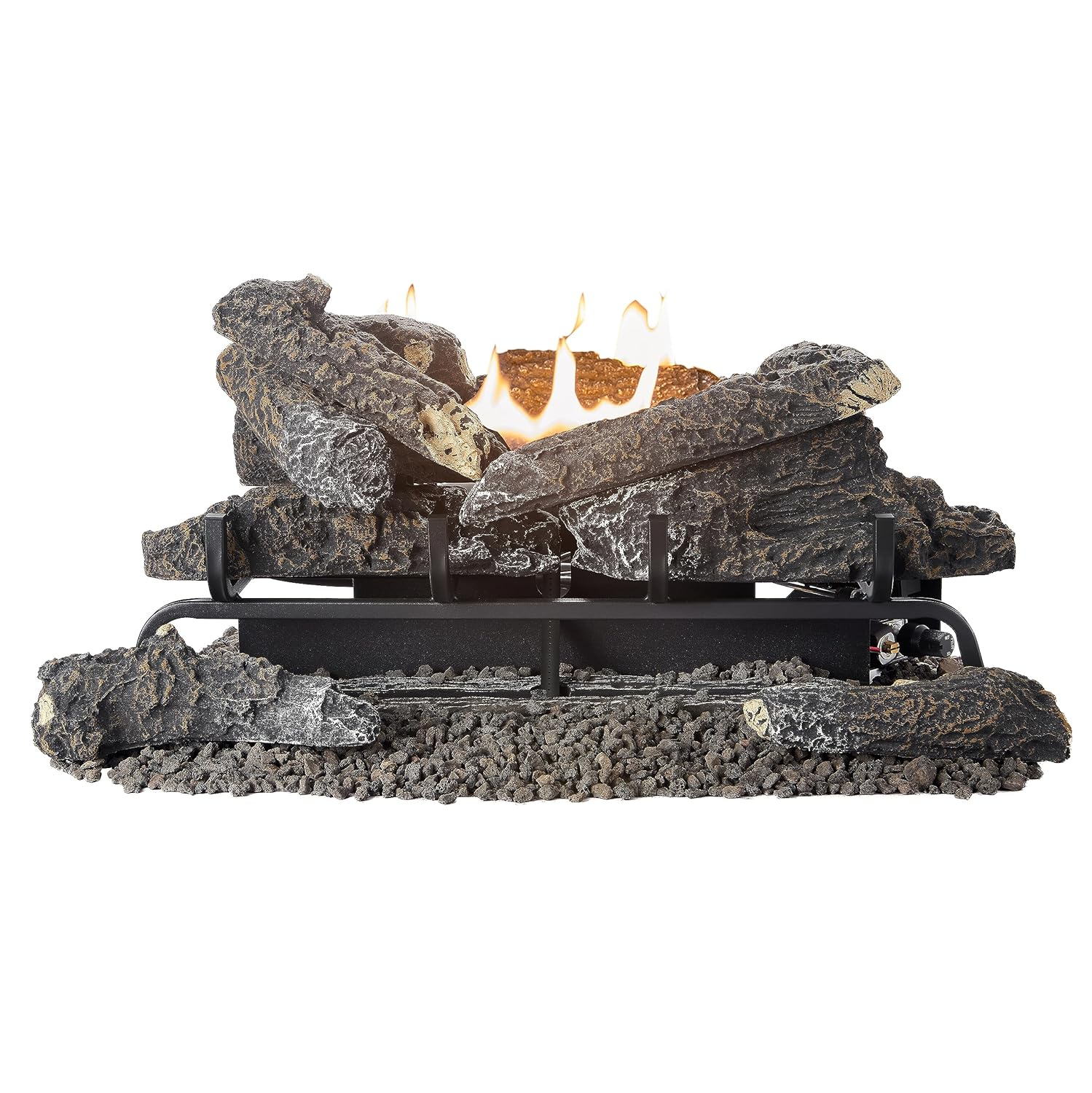 Comfort Glow Comfort Glow Vent Free Gas Log Insert, Remote, 24" Dual Fuel, Adjust Thermostat - GLD2470R