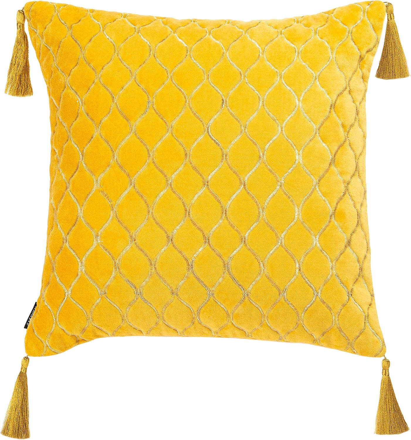 Safavieh Cilan Tassels Cotton Reversible Throw Pillow