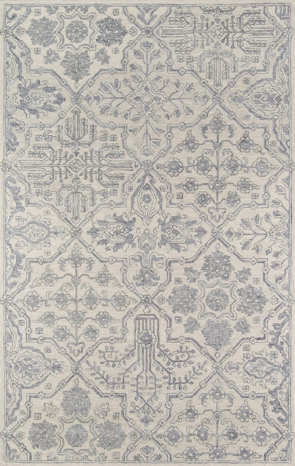Momeni Cosette Wool Hand Tufted Grey Area Rug 3'6" X 5'6"